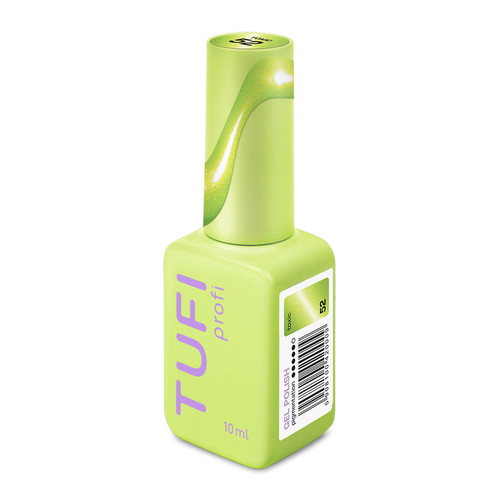 Gel polish TUFI profi NEON CAT EYE 52 Toxic neon lime 10 ml (0334057) - Фото №4