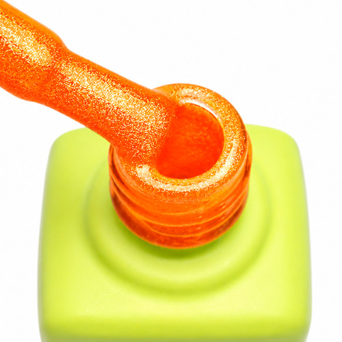 Gel polish TUFI Profi NEON CAT EYE 54 Charge neon orange 10 ml (0334059) - Фото №3