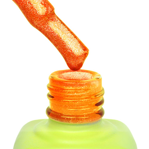 Gel polish TUFI Profi NEON CAT EYE 54 Charge neon orange 10 ml (0334059) - Фото №5