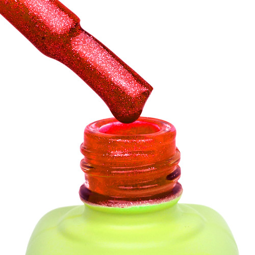 Gel polish TUFI Profi NEON CAT EYE 56 Volt neon red 10 ml (0334061) - Фото №5