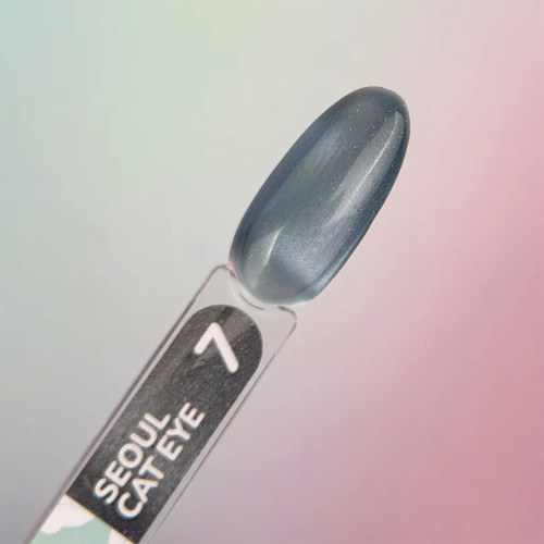 Lakier hybrydowy YOUARECUTE Color Seoul Cat Eye 7 szary 5 ml (355-6362-1964) - Фото №3