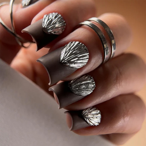 Zel do zdobień HEYLOVE Paint gel Metallic 5 g - Фото №5