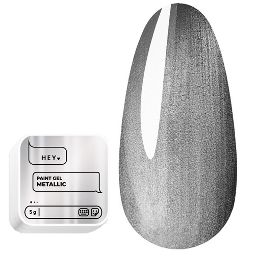 Zel do zdobień HEYLOVE Paint gel Metallic 5 g - Фото №1