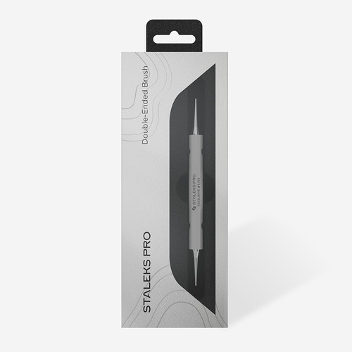 Pedzelek dwustronny Staleks Exclusive liner 7 mm / liner 12 mm (NBX-01/11) - Фото №4