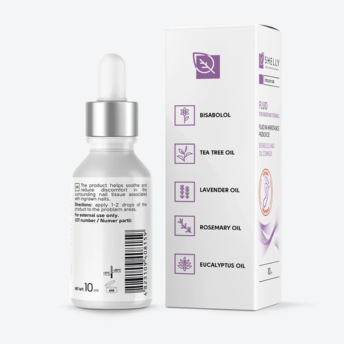 Płyn na problem wrastającego paznokcia Shelly 10 ml - Фото №3