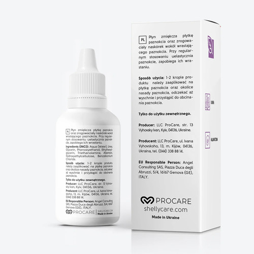 Środek zmiękczający wrastające paznokcie Shelly 30 ml - Фото №3