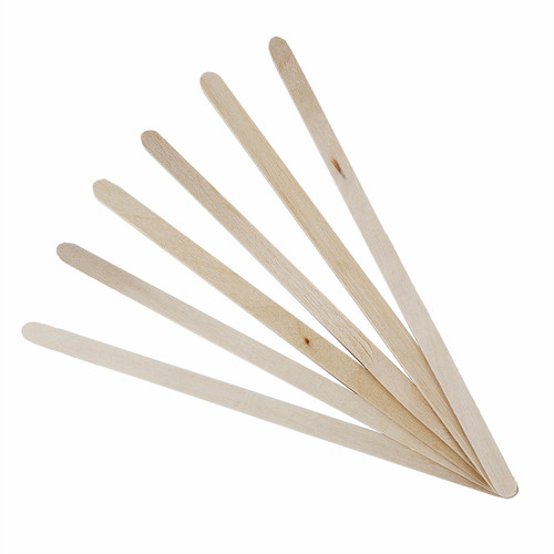 Wooden narrow spatula PLATINUM 100 pcs - Фото №1