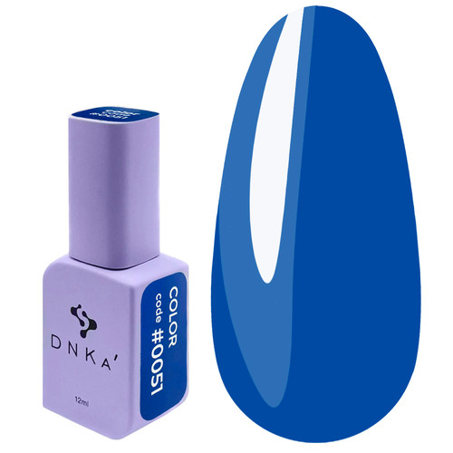 SALE Гель-лак DNKa №0051 насыщенный голубой 12 мл (GPDC0051) - Фото №1