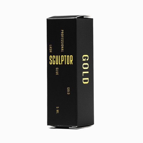 Eyelash extension glue SCULPTOR Gold 0.5 second bonding time 5 ml (2000000012292) - Фото №3