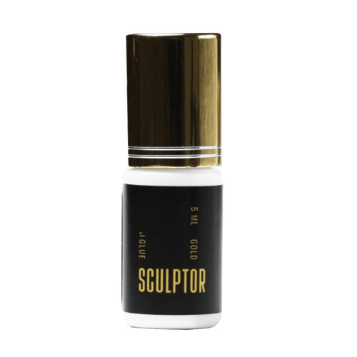 Eyelash extension glue SCULPTOR Gold 0.5 second bonding time 5 ml (2000000012292) - Фото №1