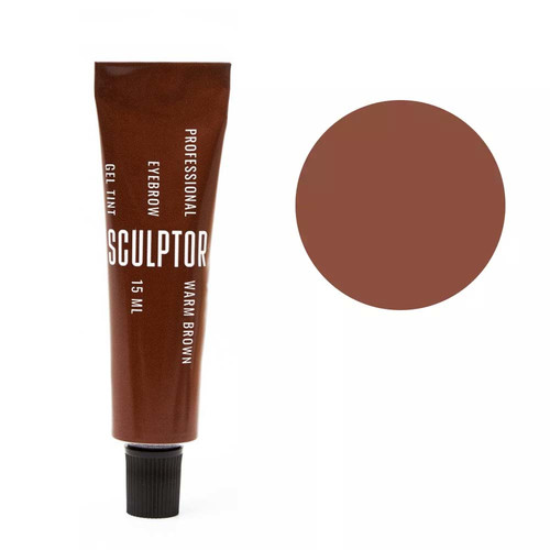 Żel-farba SCULPTOR do brwi warm brown 15 ml (2000000018423) - Фото №1