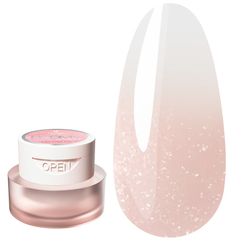 Gel manicure Victoria Vynn BOOMY OMBRE Gel UV/LED shimmer nude - Фото №1