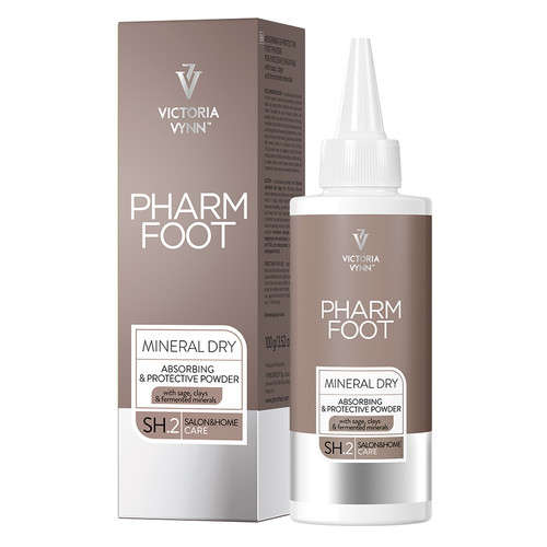 Абсорбирующая и защитная пудра для ног Pharm Foot MINERAL DRY 100 г - Фото №2