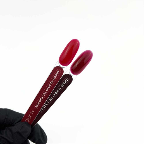 SALE Гель для наращивания Touch Builder gel Cherry coded 15 мл - Фото №3