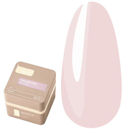 Zel budujący do przedłużania paznokci HEYLOVE Frame Gel Blush z pompą 30 ml - Фото №1