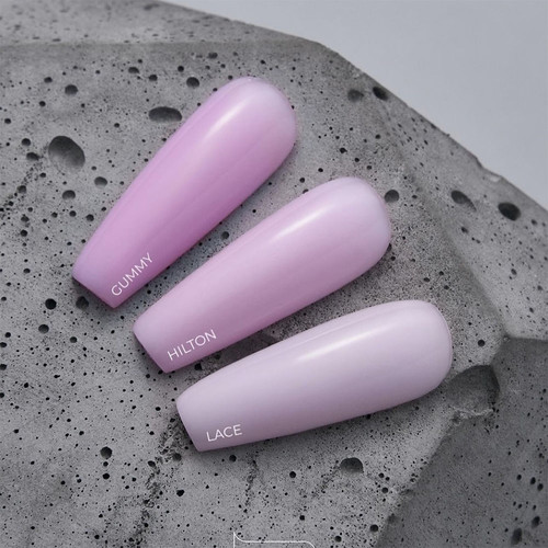 Baza hybrydowa HEYLOVE Tint base Sunset Lace pastelowy chłodny róż 15 ml - Фото №3