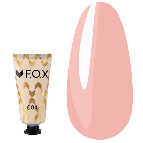 Акригель для ногтей F.O.X Poly Gel Nano 004 бежевый 15 мл - Фото №1