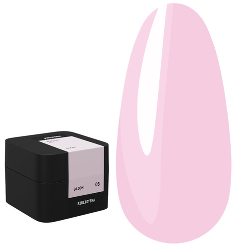 Гель для наращивания BIBLIOTEKA Builder gel 05 Bloom розовый 30 мл - Фото №1
