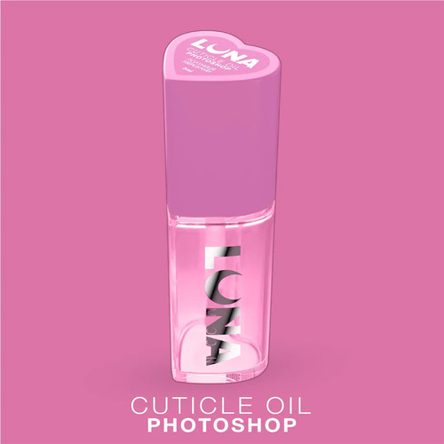Dry cuticle oil LUNA Photoshop with strawberry and cream scent 5 ml (325-2756) - Фото №5