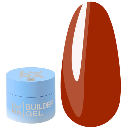 Gel for nail extensions LUNA Glass Builder Gel 8 orange stained glass 15 ml (373-6381-1988) - Фото №1