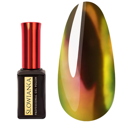 SALE Liquid rub for nails Slowianka Gold Mirror 8 ml - Фото №1