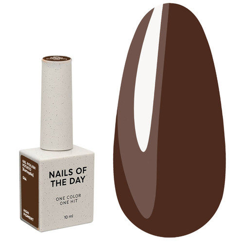 Lakier hybrydowy NAILSOFTHEDAY 044 Potato brązowy 10 ml - Фото №1