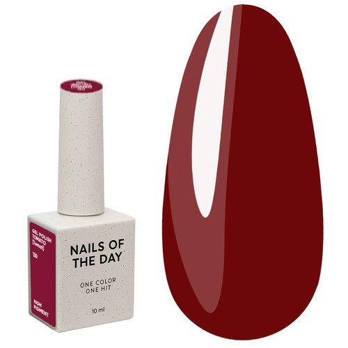 Lakier hybrydowy NAILSOFTHEDAY 130 Tomato czerwony 10 ml - Фото №1