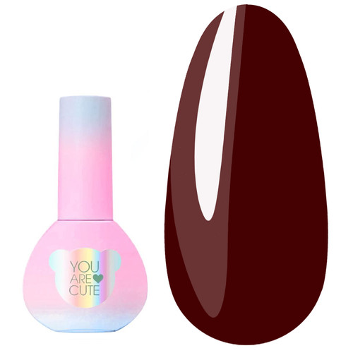 Lakier hybrydowy YOUARECUTE Color 80 wino 5 ml (993-4102-1023) - Фото №1
