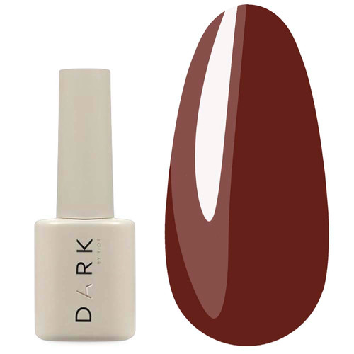 Lakier hybrydowy DARK 189 ciepła terakota 6 ml - Фото №1