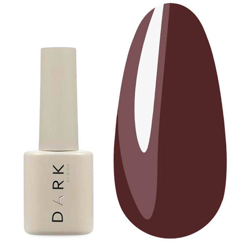 Lakier hybrydowy DARK 190 dymna śliwka 6 ml - Фото №1