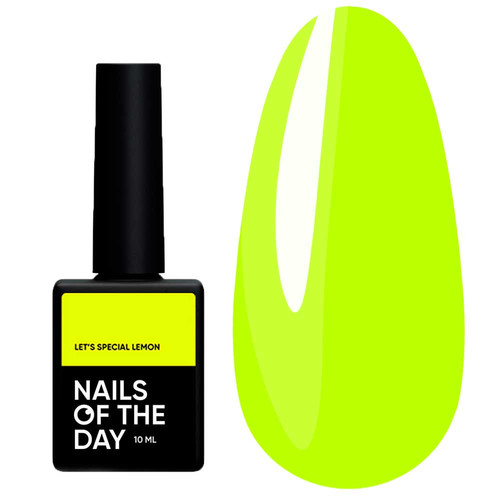 SALE Гель-лак NAILSOFTHEDAY Let's special lemon, 10 мл - Фото №1