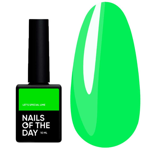 SALE Гель-лак NAILSOFTHEDAY Let's special lime, 10 мл - Фото №1