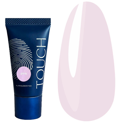 Akrylożel w tubce TOUCH Polygel Pink różowy 30 ml - Фото №1