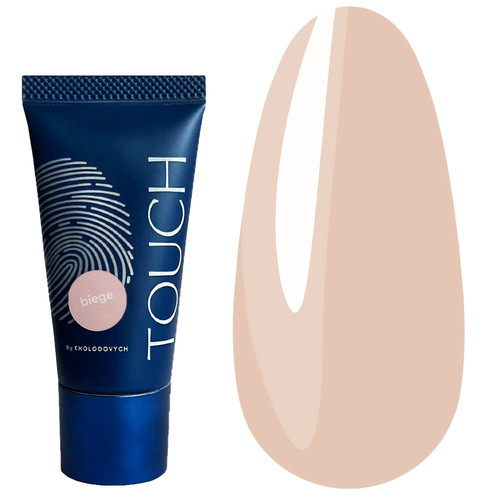 Akrylożel w tubce TOUCH Polygel Beige beżowy 30 ml - Фото №1