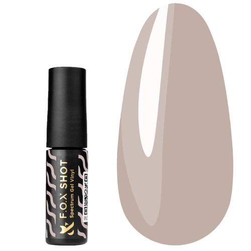 SALE F.O.X SHOT Spectrum Gel Vinyl 044 гель-лак 5 мл светло-коричневый