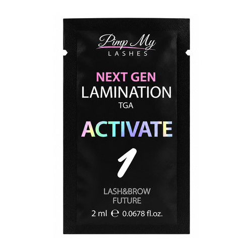 Preparat do laminacji brwi Pimp My Lashes Step 1 Activate TGA NEXT GEN LAMINATION 2 ml - Фото №1