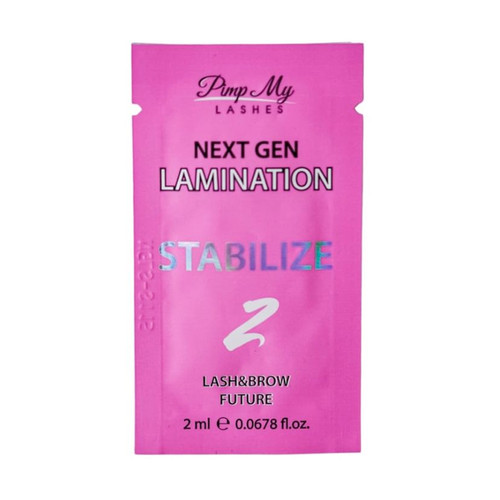 Preparat do laminacji rzęs i brwi Pimp My Lashes Stabilize 2 NEXT GEN LAMINATION 2 ml - Фото №1