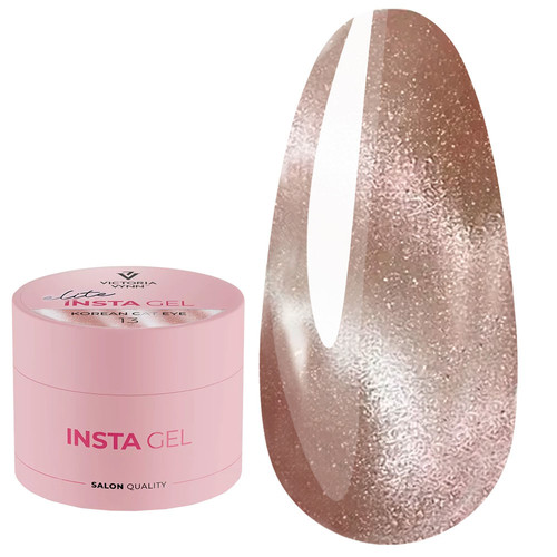 Żel budujący samopoziomujący VICTORIA VYNN INSTA GEL 13 Korean Cat Eye 40 ml - Фото №1