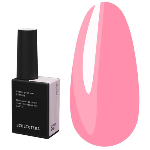 Baza hybrydowa BIBLIOTEKA Cover base 05 Bloom różowy 10 ml - Фото №1