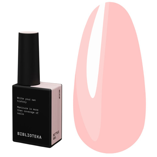 Żel budujący BIBLIOTEKA Bottle gel 04 Nude cieleśnie 10 ml - Фото №1