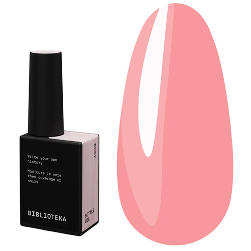 Żel budujący BIBLIOTEKA Bottle gel 05 Rosy różowy 10 ml - Фото №1