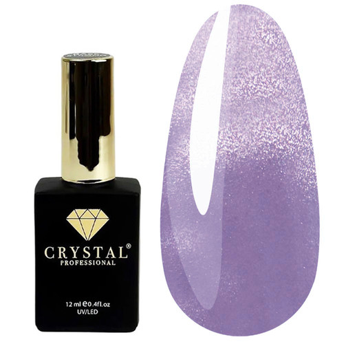 Baza do paznokci Crystal Base Korean Cat nr 1 szaro-liliowa HEMA & TPO Free 12 ml - Фото №1