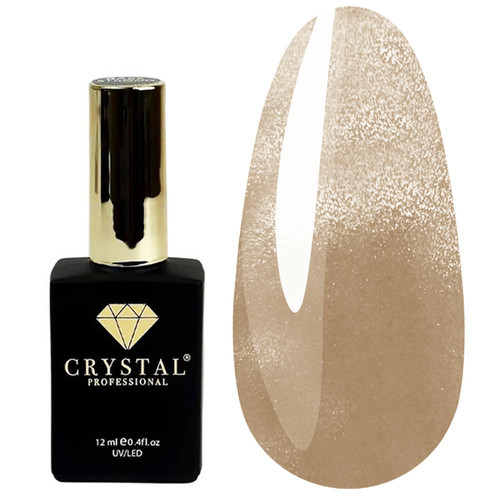 Baza do paznokci Crystal Base Korean Cat nr 2 beżowo-złota HEMA & TPO Free 12 ml - Фото №1