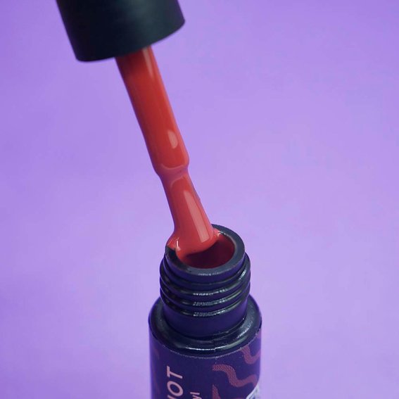Гель-лак F.O.X SHOT Spectrum Gel Vinyl 034 темно-терракотовый 5 г - Фото №2