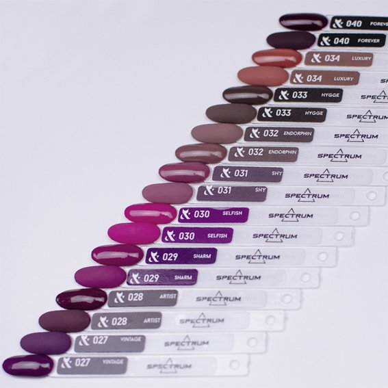 Гель-лак F.O.X SHOT Spectrum Gel Vinyl 034 темно-терракотовый 5 г - Фото №3