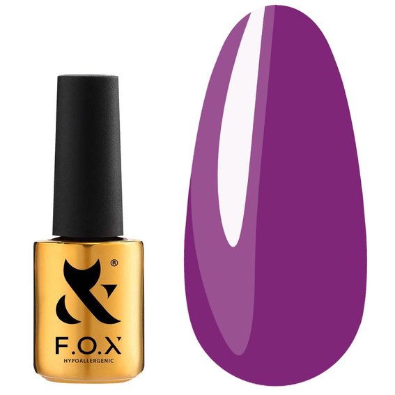 Lakier hybrydowy FOX Spectrum złoty 089 emalia fioletowy 7 ml - Фото №1