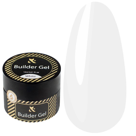 F.O.X Builder gel White белый 30 мл - Фото №1
