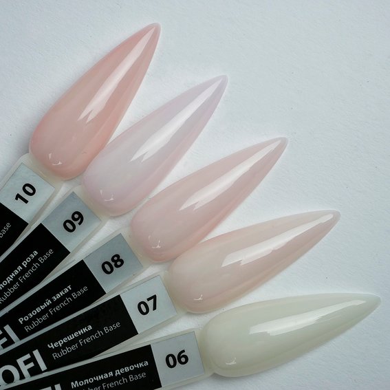 Baza hybrydowa TUFI profi PREMIUM Rubber French Base 008 Różowy zachód słońca 8 ml (0123393) - Фото №3