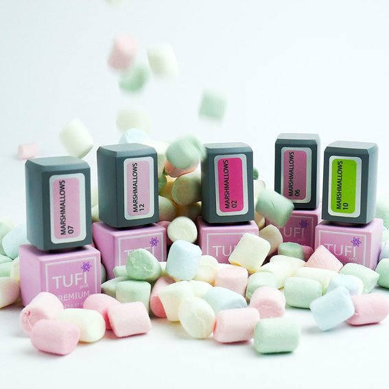 Гель-лак TUFI profi PREMIUM Marshmallows 02 Барби 8мл (0102479) - Фото №5