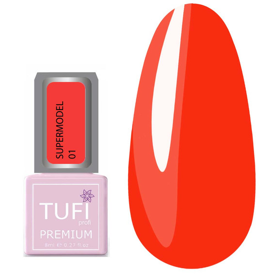 Гель-лак TUFI profi PREMIUM Supermodel 01 Наоми 8мл (0102201) - Фото №1